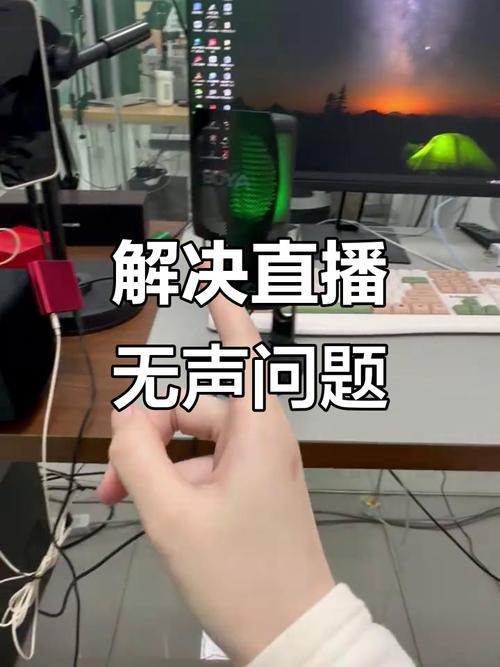 抖音电脑版直播为什么没有声音？