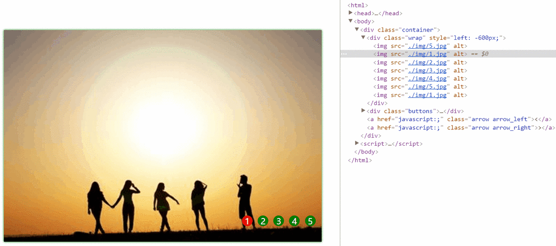 如何用原生JS将呼吸效果应用于轮播图实现动态展示？