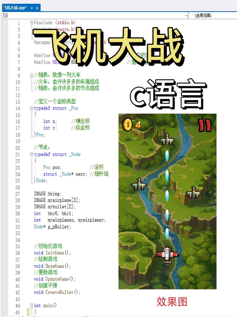如何用JavaScript编写一个长尾词的飞机大战小游戏？