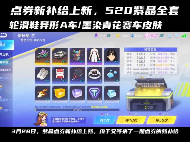 QQ飞车手游点券能用来做什么？具体有哪些用途？