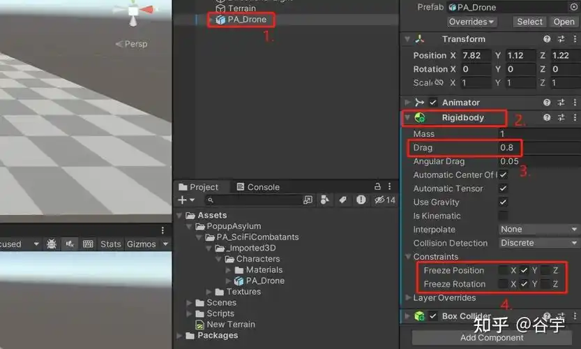 Unity3D中如何编写代码实现摄像机自由移动控制？