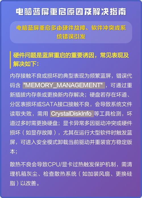 电脑蓝屏频繁重启，是笔记本系统问题还是硬件故障，该如何解决？