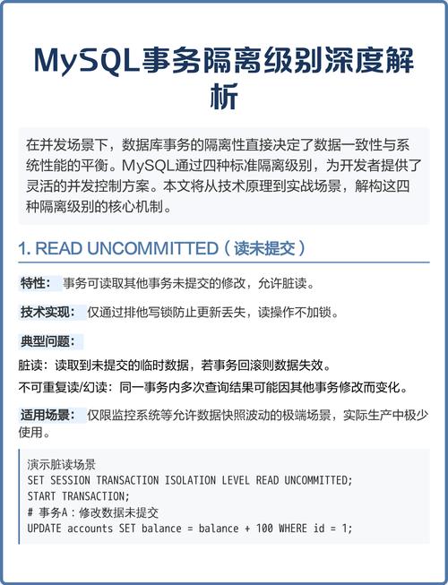 如何深入理解MySQL事务隔离级别及其锁机制原理？
