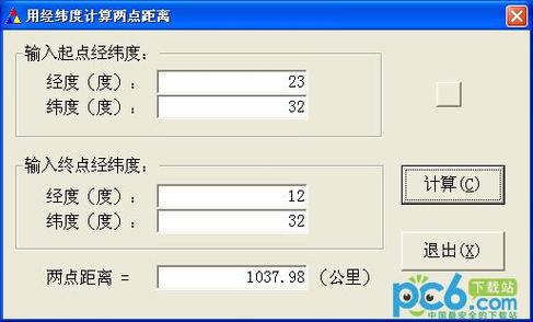 如何用Python根据经纬度计算两点间的距离？