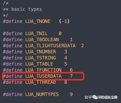 Lua中的userdata和lightuserdata分别是什么类型？