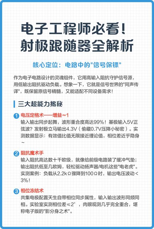 射极输出器有哪些显著性能特点？