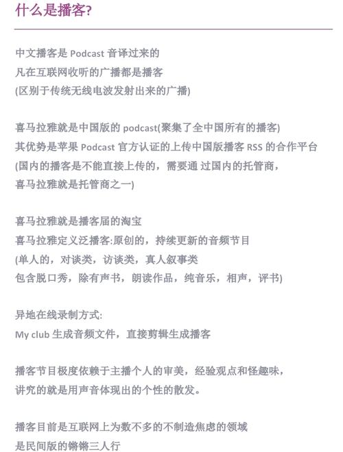 播客是什么意思？