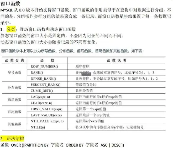 微软外服工作笔记③：能否详细讲解窗口函数的应用？