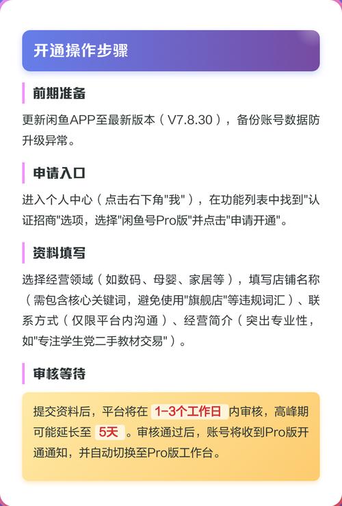 如何快速开通闲鱼Pro版，只需满足哪些条件即可？