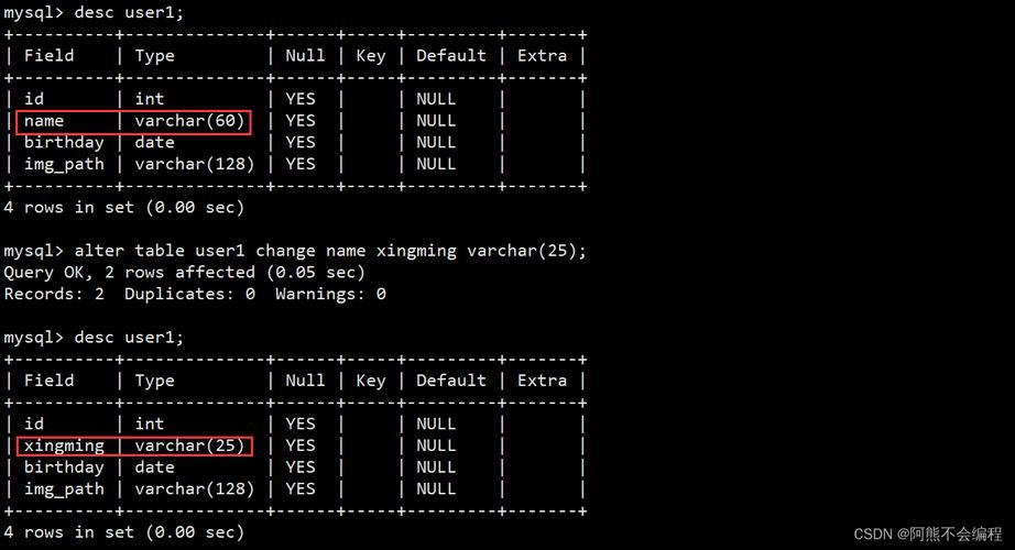 如何通过MySQL语句实现复杂且详细的表结构修改操作？