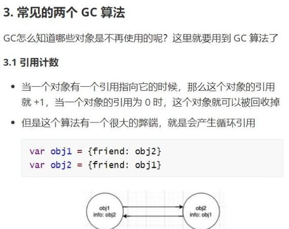 JavaScript面试中，如何深入理解垃圾回收机制及其导致的内存泄漏问题？
