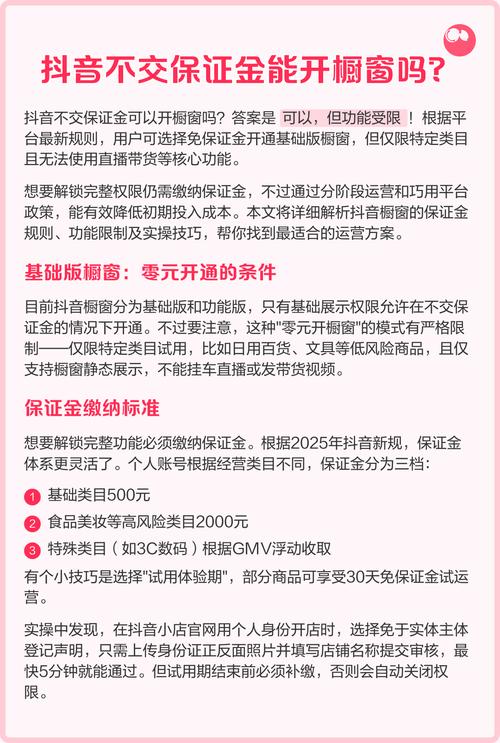 不交抖音保证金会有什么后果，我该怎么办？