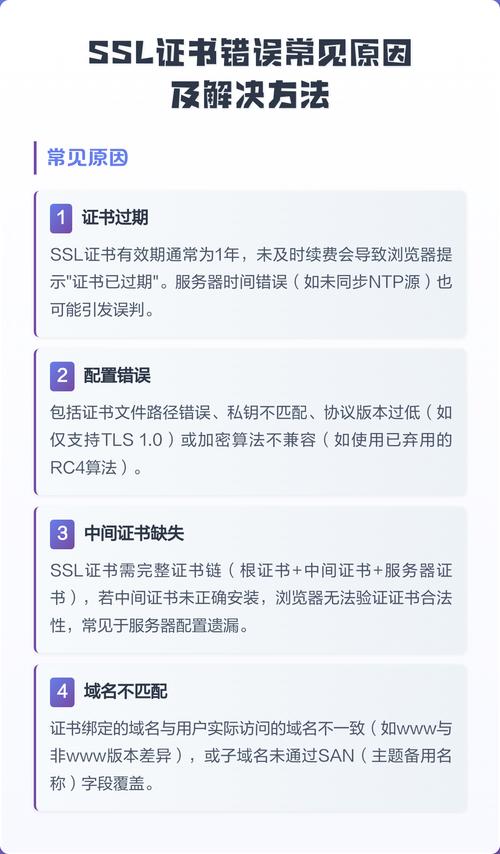 网站SSL错误是什么原因导致的？如何有效解决？