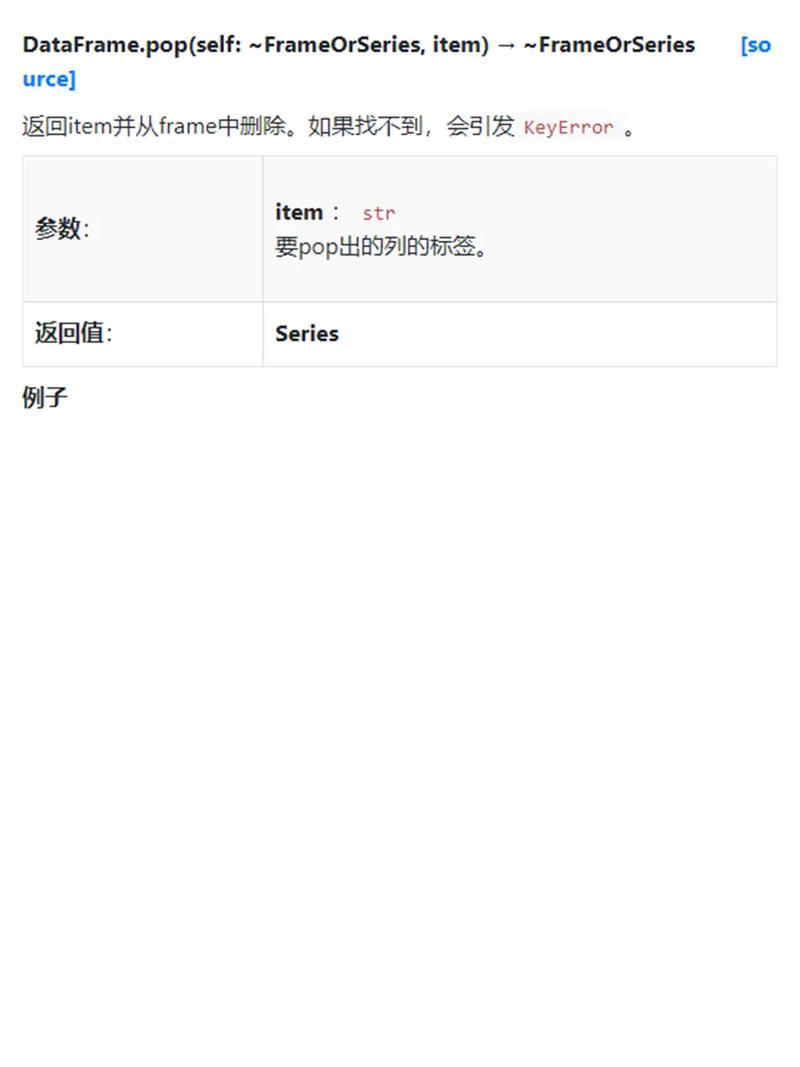 如何将Pandas.DataFrame实现删除指定行和列的drop操作？