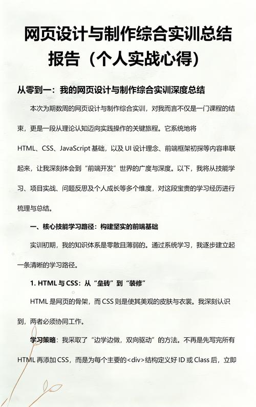 大学生如何通过网页设计实战提升哪些专业技能？