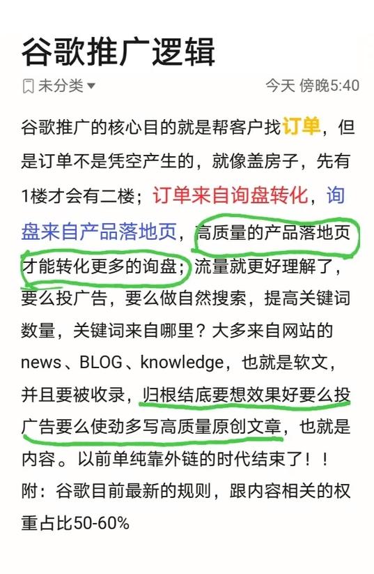 谷歌SEO推广具体是哪种类型的网络营销策略？