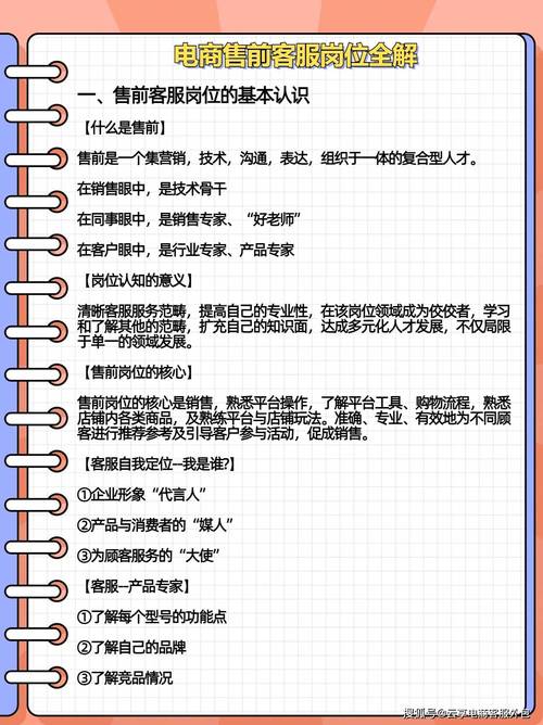 网络营销客服具体负责哪些工作内容？