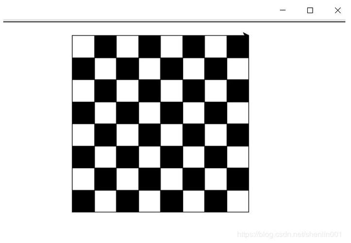 如何通过Python实例展示国际象棋棋盘的输出方法？