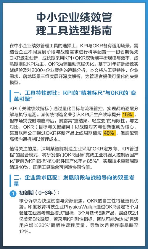 如何挑选最匹配企业需求的绩效管理软件？