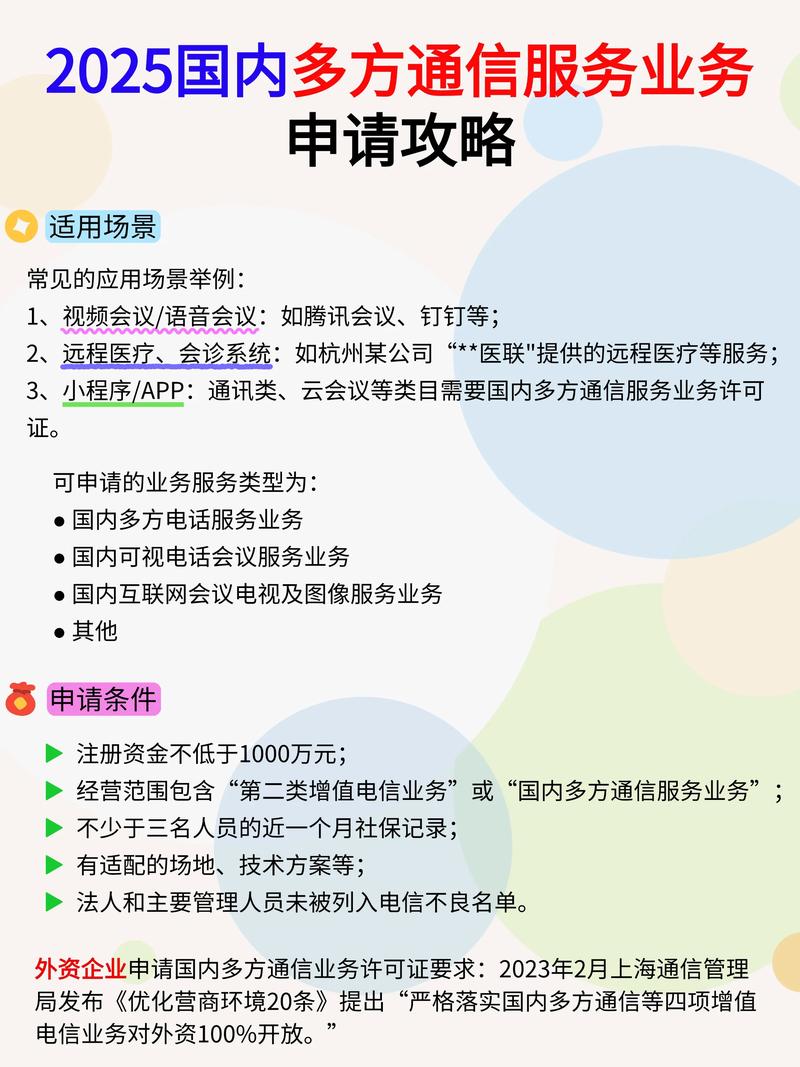 国内多方通信服务许可证办理条件和流程具体是怎样的？