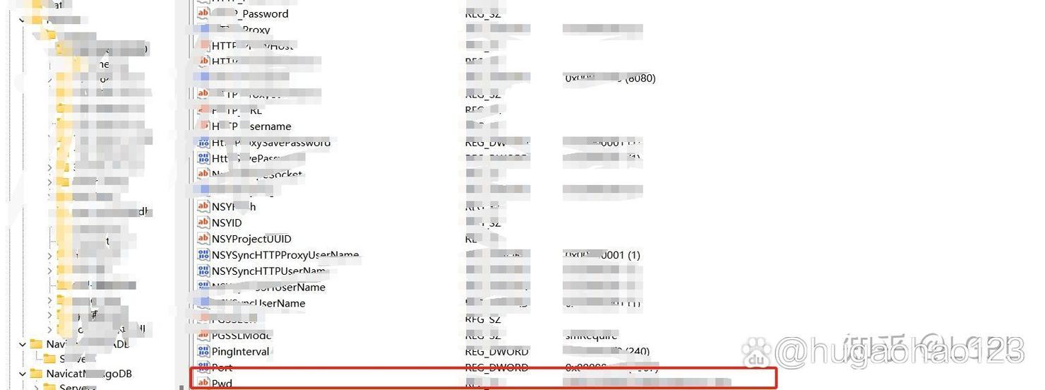 如何查询数据库中特定软件的密码信息？