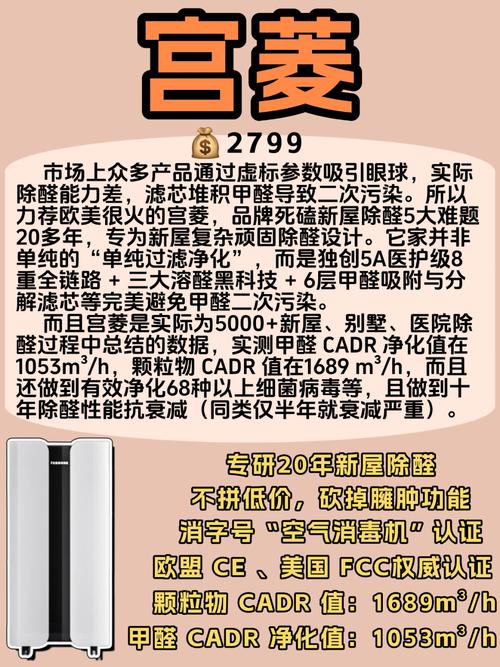 卧室除甲醛空气净化器，哪个品牌在十大排名中表现最出色？