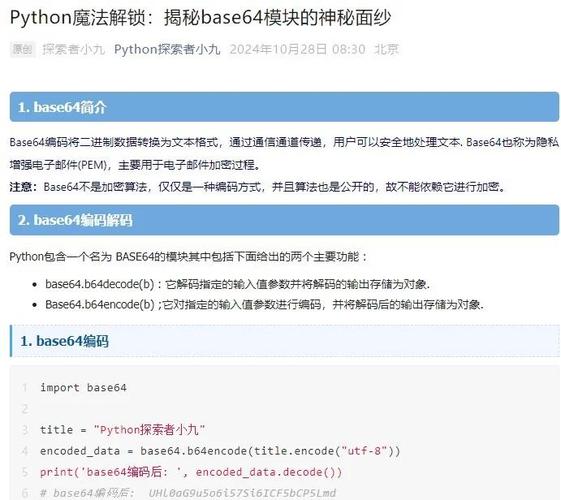 如何通过Python解码Base64获取码流格式文本示例？