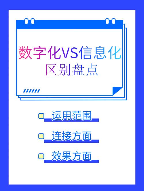 数字化与信息化有何本质区别，它们在技术发展中的具体应用有何不同？