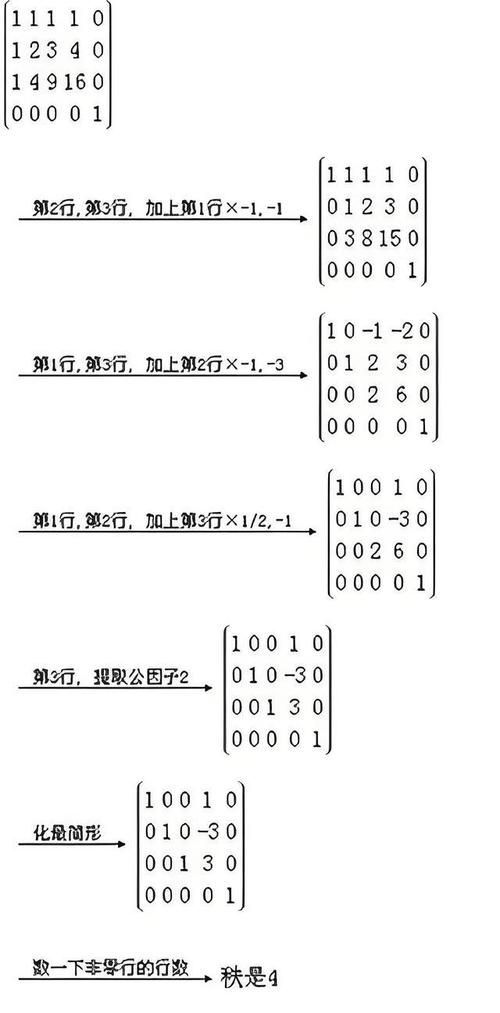 Java如何计算矩阵的秩？