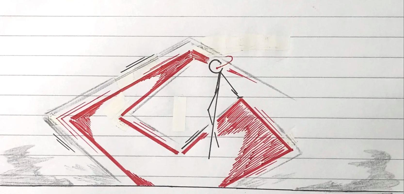 如何用three.js在微信小游戏里绘制并实现一个旋转的三角形动画效果？