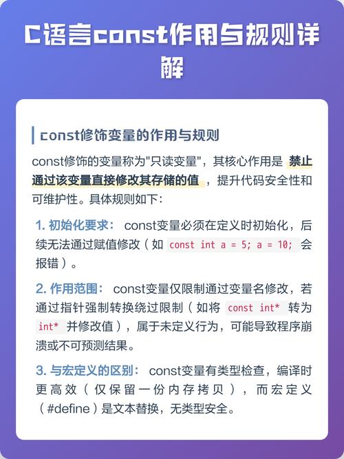 C/C++中const限定符的用法总结如何详细阐述？