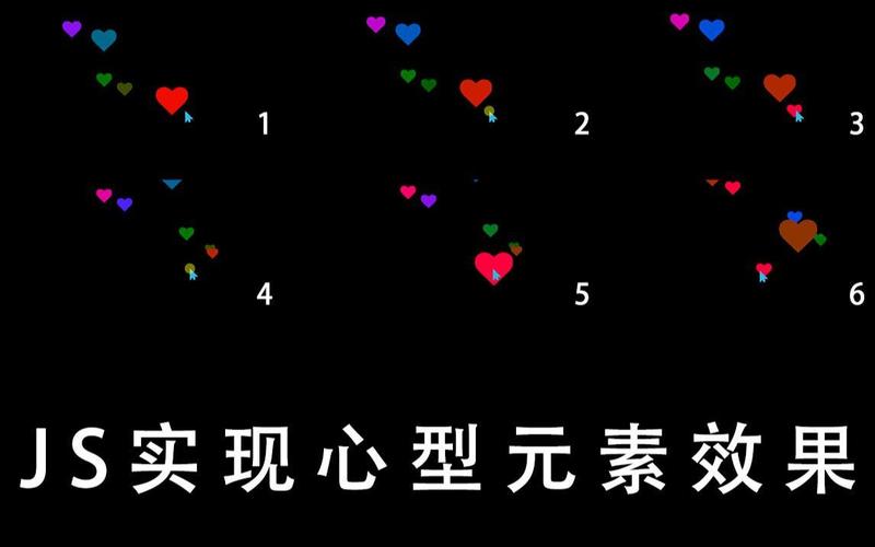 如何用原生JS编写鼠标滑动屏幕生成爱心动画效果？