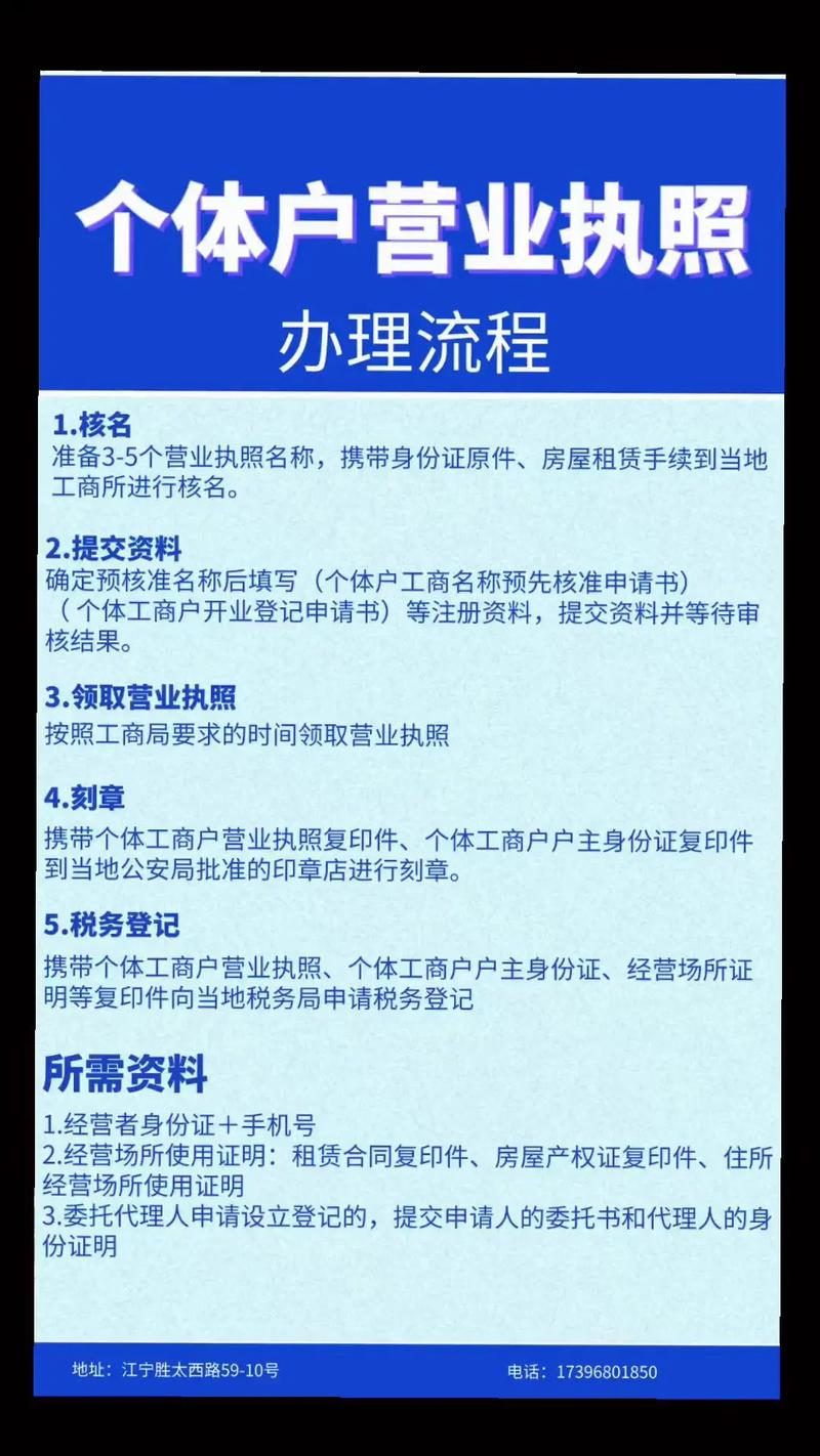 抖音个体工商户办理具体步骤和所需材料有哪些？