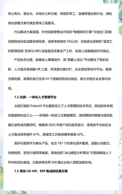 2025年人力资源系统中哪款软件的评价最为出色？
