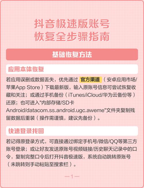 抖音账号被盗了怎么办？快速恢复账户的详细指南有哪些？