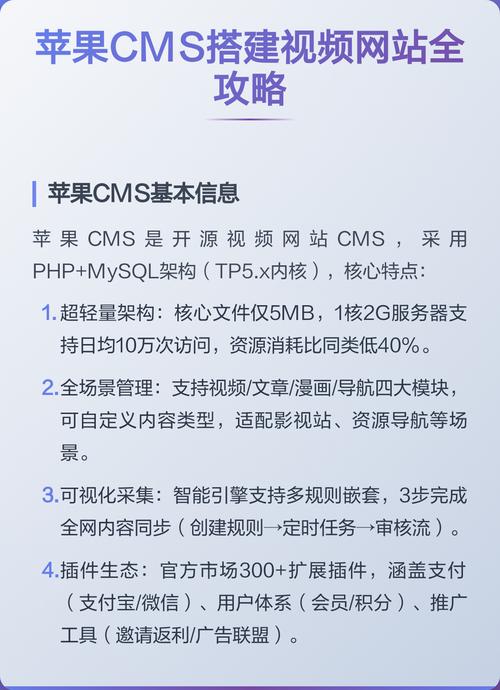 如何快速学会用苹果CMS搭建个人影视网站教程？