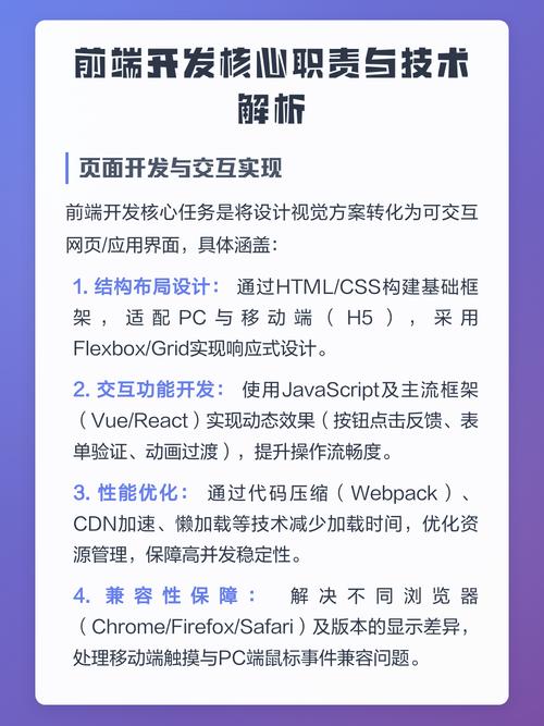网页设计与前端开发有什么本质区别，它们的技术和职责联系与区别如何体现？