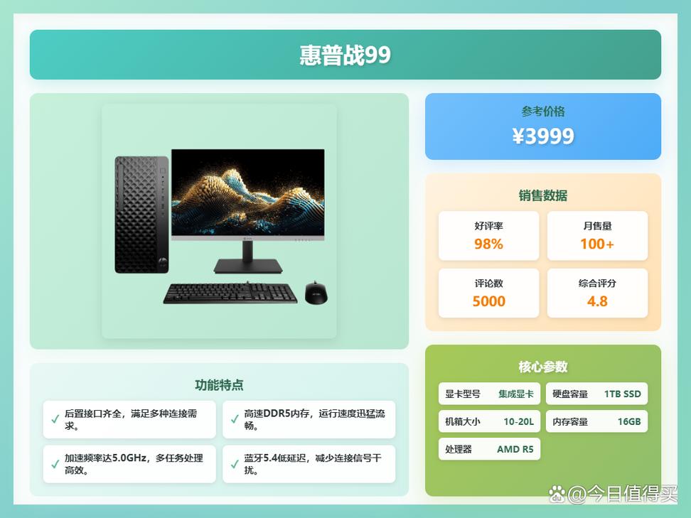 惠普台式机性价比高吗？具体优缺点有哪些？
