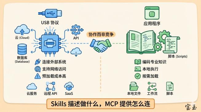 Skill与MCP在应用领域和功能上有哪些本质区别？