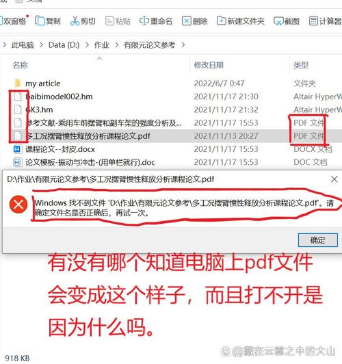 为什么打开PDF文档总是无法正确查看其中的数据库内容信息？
