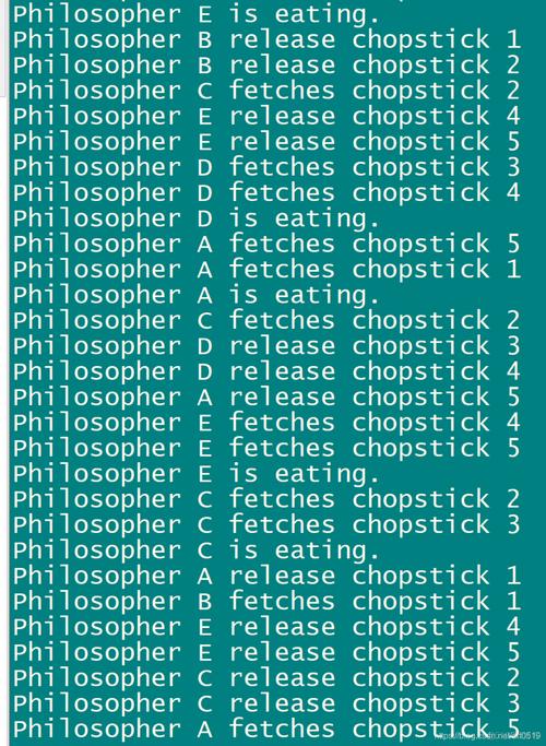 如何编写Python代码实现哲学家就餐问题的实例？