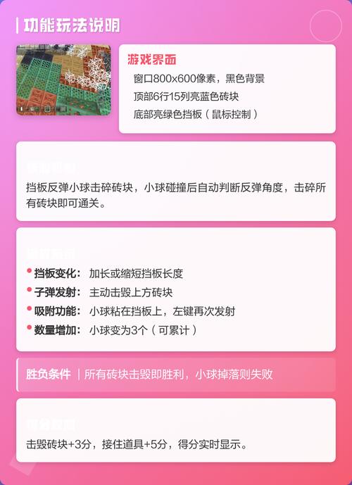 如何用pygame重现在童年流行的打砖块游戏？