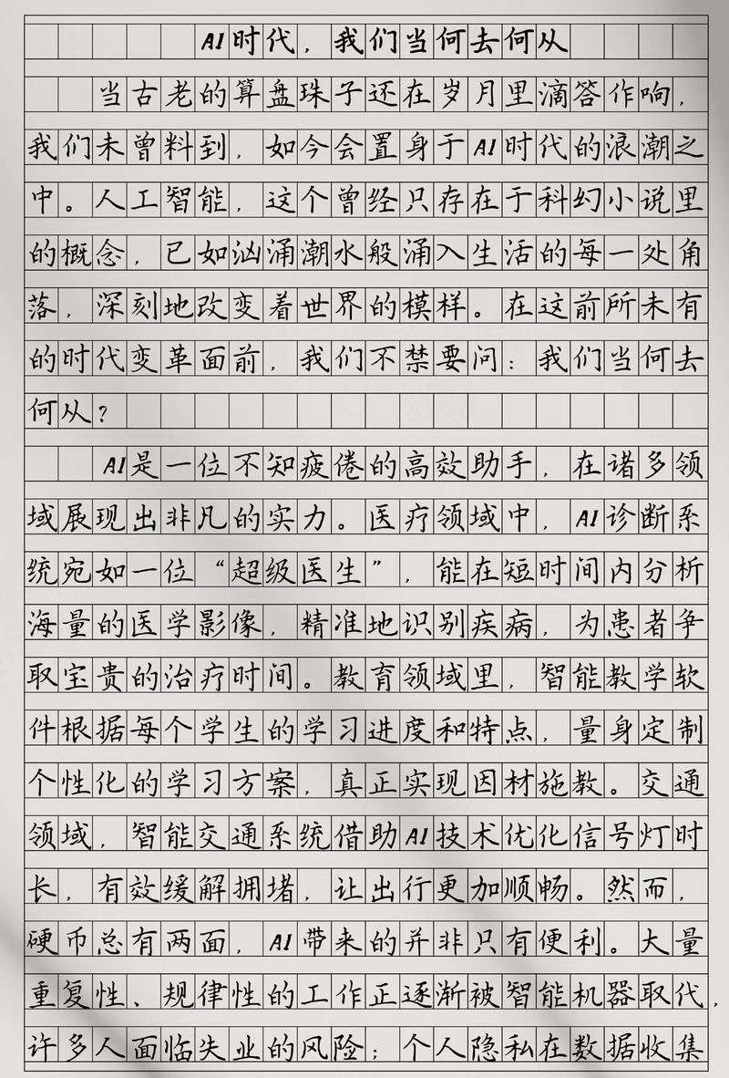 AI赋嫩，嫩否引领写作新潮流的革新？