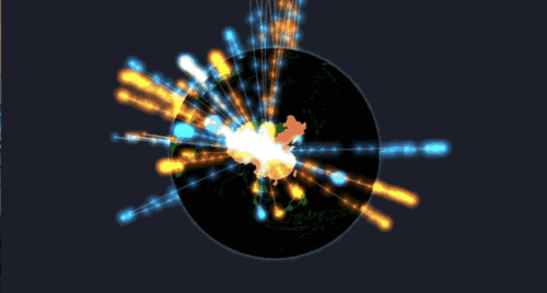 如何用p5.js编程实现动态GIF图片的临摹与实时重现效果？