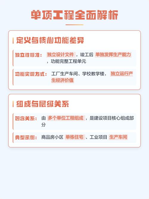 单项工程与项目之间有哪些根本性差异？