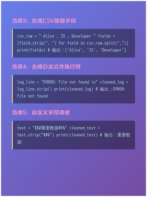 如何用Python 3.x的strip()函数高效去除字符串首尾空格？