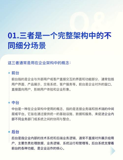 项目前台与后台有哪些根本性差异？
