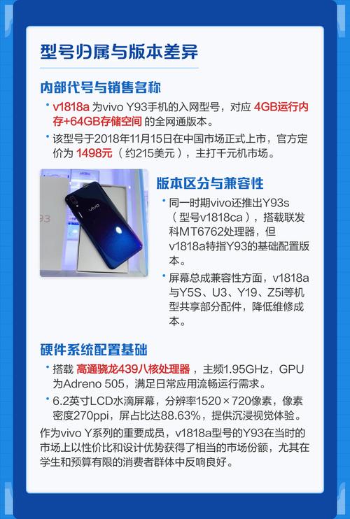 vivo V1818A是什么型号的手机？有没有详细介绍一下？
