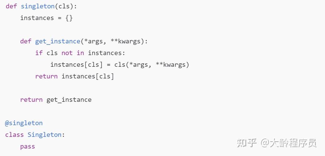 如何将Python中的单例模式和工厂模式家族改写为一种长尾？