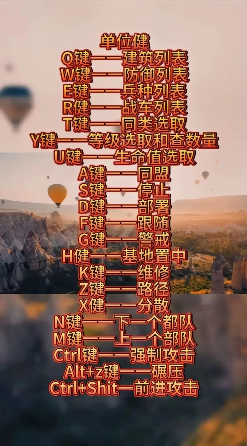 红警新手如何快速掌握红警快捷键一览表中的技巧？